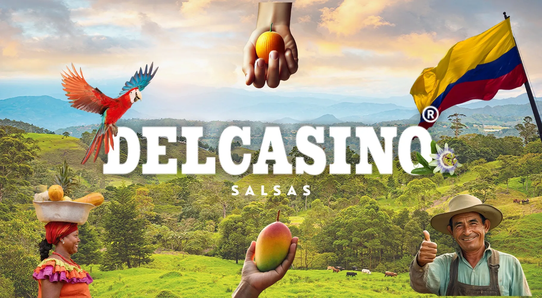 El secreto para un sabor perfecto: salsas 100 % colombianas picantes y dulces con mango, lulo y gulupa.