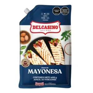 Salsa de Mayonesa Bolsa 4000g Delcasino