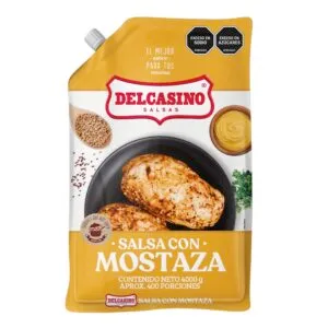 Salsa con Mostaza Bolsa 4000g Delcasino